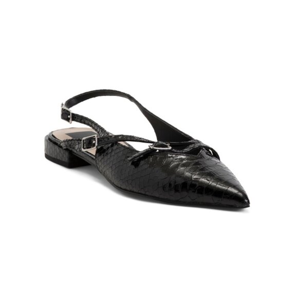 DOLCE VITA midnight Leather Pamla Slingback Flats - Picture 1 of 2